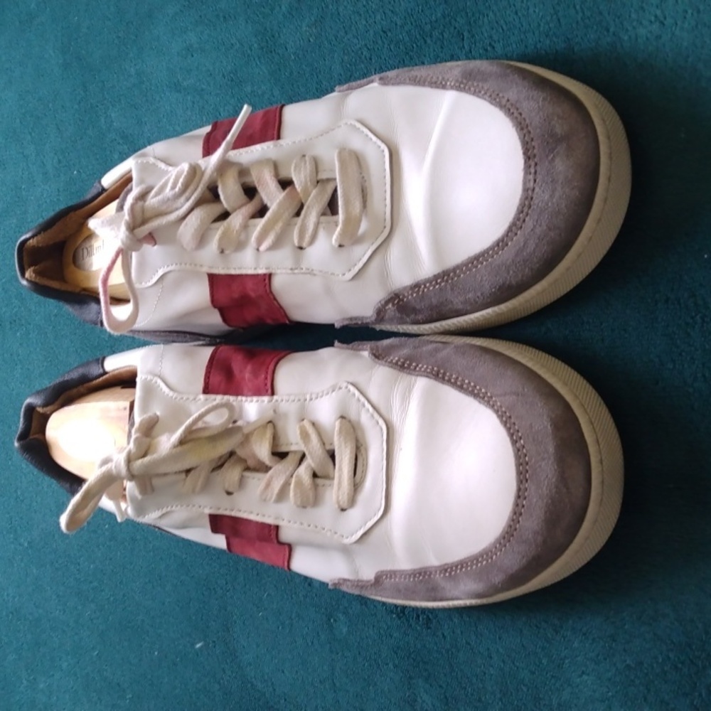 Bexley Minimalist/Retro Leather Sneakers (Made in Portugal)  US 11.5 = EU 45
